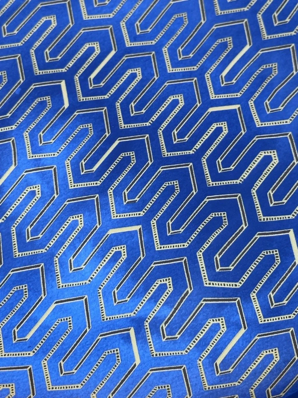 Williams Sonoma Salad Plate Set with Blue Star of David mosaic 2015